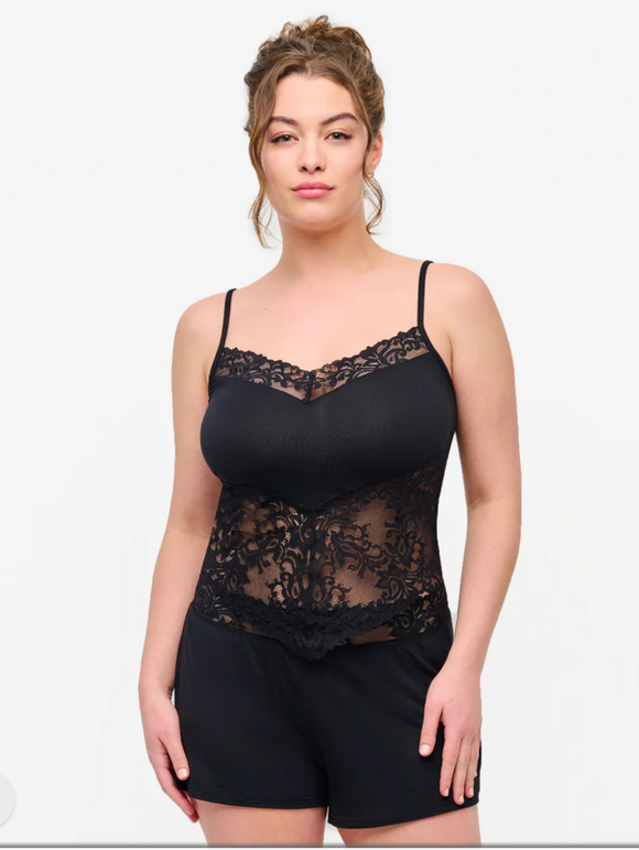 Carmela Cami & Boxer in Black - Romantiques