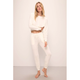 Cozy Time Jogger in Ivory - Romantiques