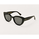 Golden Hour Polished Black-Grey Polarized - Romantiques