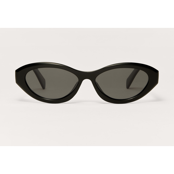 Backstage Polished Black - Grey Polarized - Romantiques