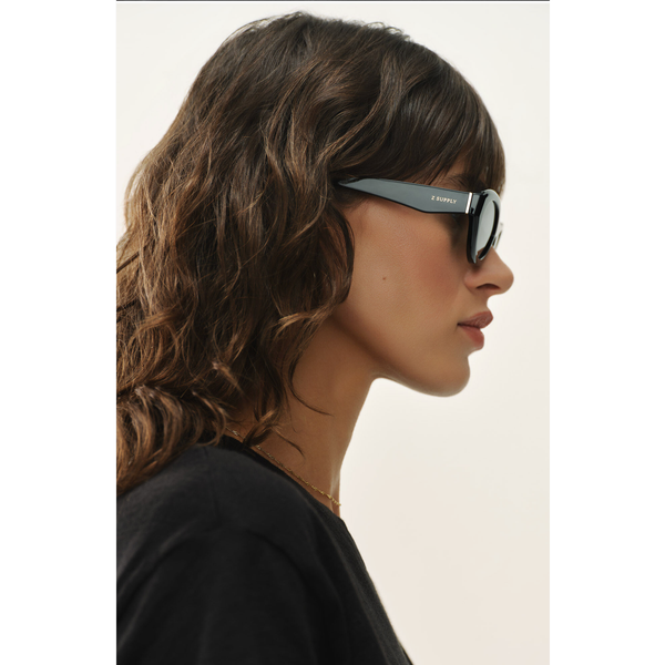 Backstage Polished Black - Grey Polarized - Romantiques