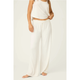 Pointelle Essentials Open Leg Pants in Ivory - Romantiques