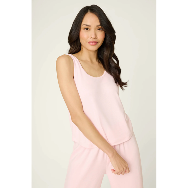 Pointelle Essentials Tank Top in Ballet Pink - Romantiques
