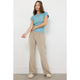 Santa Monica Velour Pant in Driftwood - Romantiques