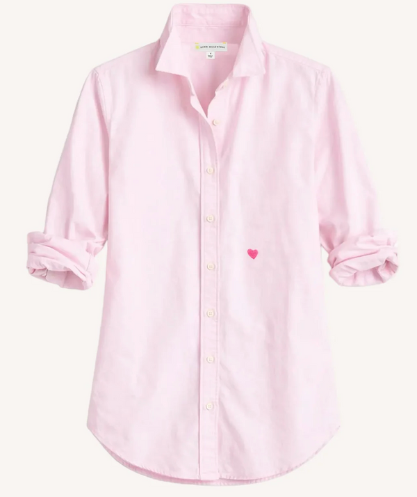 Kerri Rosenthal Mia Oxford Shirt in Pink - Romantiques