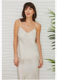 Silky Lace Cami in White - Romantiques