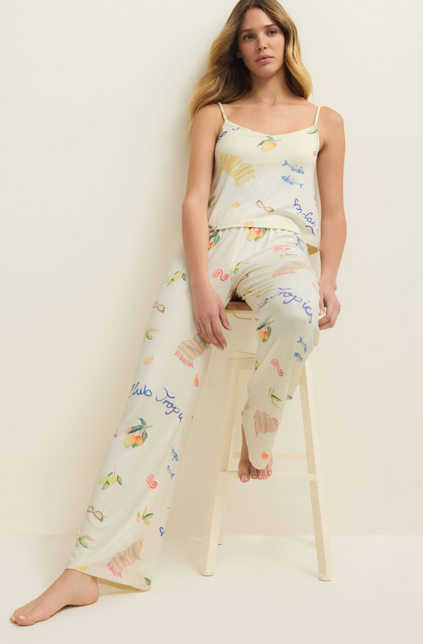 Vintage Tropic Pant Vanilla Ice - Romantiques