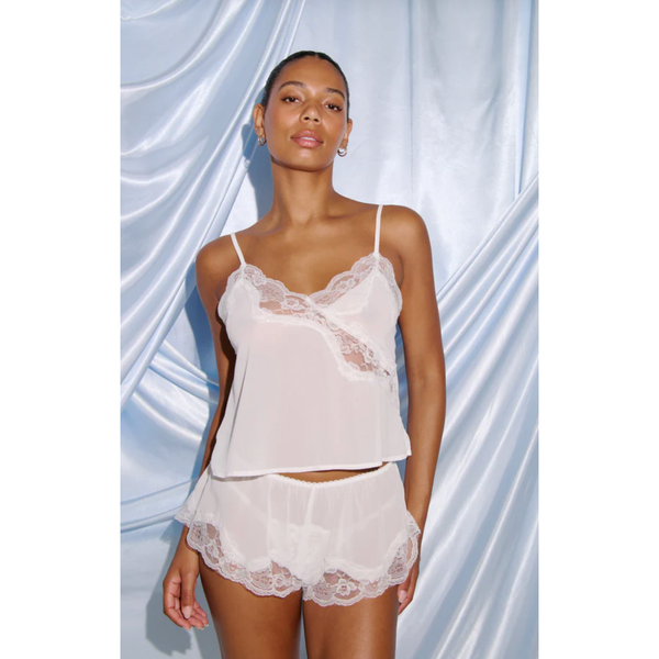 Hayden Short Set in Ivory - Romantiques