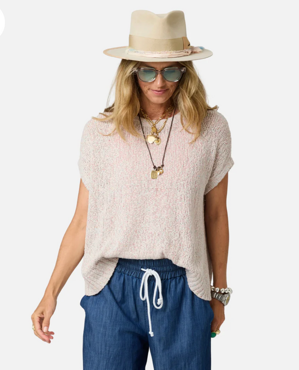 Kerri Rosenthal Summer Vestie Sweater in Multi - Romantiques