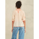 M.A.B.E. Talia S/S Top Beige/Orange - Romantiques