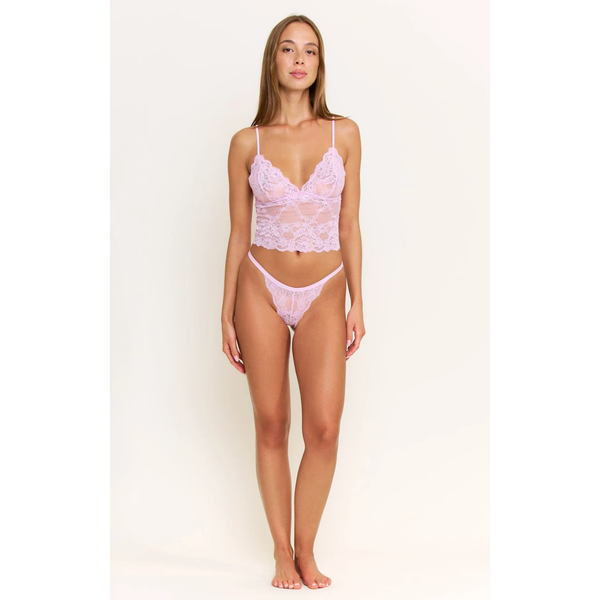 Riot Thong - Iris Stretch Lace - Romantiques