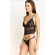 Riot Thong- Black Lace - Romantiques
