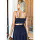 Vacation Top in Midnight Linen - Romantiques