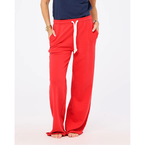 Kerri Rosenthal Weekend Barb Sweatpants in Poppy Red - Romantiques