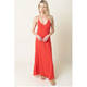 Adeline Flowy Linen Maxi Dress - Romantiques