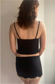 Delicious With Lace Rose Underwire Cami in Black/Parchment - Romantiques