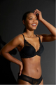Feathers Plunge T-Shirt  Bra - Romantiques