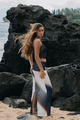 Mesh Fold Down Maxi Skirt in Hot Summer Nights - Romantiques
