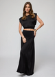 Silky Pacific Tank in Black - Romantiques