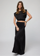 The Blake Maxi Skirt in Black - Romantiques
