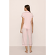 Gisele Short Sleeve Cropped PJ Set in Sorbet Pink & Black - Romantiques