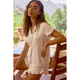 Pointelle Essentials 3-Piece Shorts Set in Ivory - Romantiques