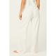 Pointelle Essentials Open Leg Pants in Ivory - Romantiques