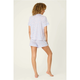 Animal Lover Leopard Print 3-Piece Shorts Set in Bluebird - Romantiques