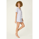 Animal Lover Leopard Print 3-Piece Shorts Set in Bluebird - Romantiques