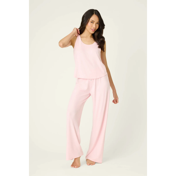 Pointelle Essentials Tank Top in Ballet Pink - Romantiques