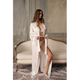 Madeline Maxi Robe in Ivory - Romantiques