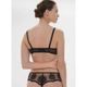 Intrigue Sheer Demi Bra in Black - Romantiques