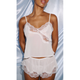 Hayden Short Set in Ivory - Romantiques