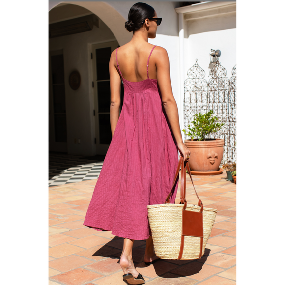 Emerson Fry Ladder Dress in Crushed Berry - Romantiques