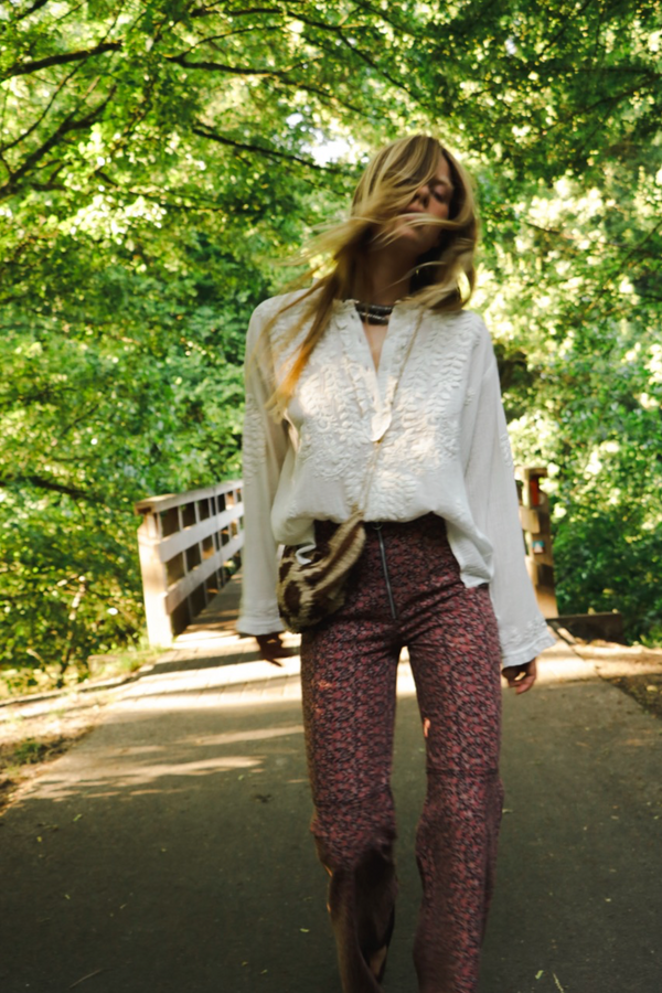 Bilbao Gabriela Blouse in Off White - Romantiques