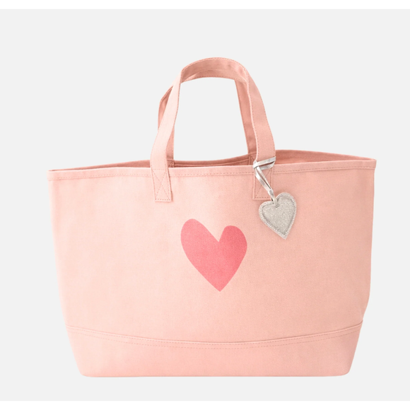 Kerri Rosenthal Imperfect Heart Tote in Sugar Pink - Romantiques