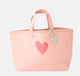 Kerri Rosenthal Imperfect Heart Tote in Sugar Pink - Romantiques