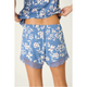 Floral Dreams Cami and Shorts PJ Set in Twilight Garden - Romantiques
