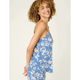 Floral Dreams Cami and Shorts PJ Set in Twilight Garden - Romantiques