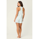 Salty Cadillac Striped PJ Short Set in Light Blue - Romantiques