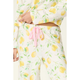 PJ Salvage La Dolce Spritz Lemon Zest Pajama Pants in Ivory - Romantiques
