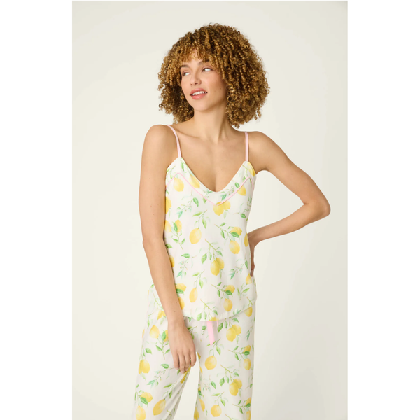 PJ Salvage La Dolce Spritz Lemon Zest Cami - Romantiques