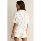 Court Sports PJ Short Set in White - Romantiques