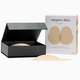 Nippleskin Lift B-SIZX adhesive nipple cover shown with its black textured presentation box and retail packaging on a white background.