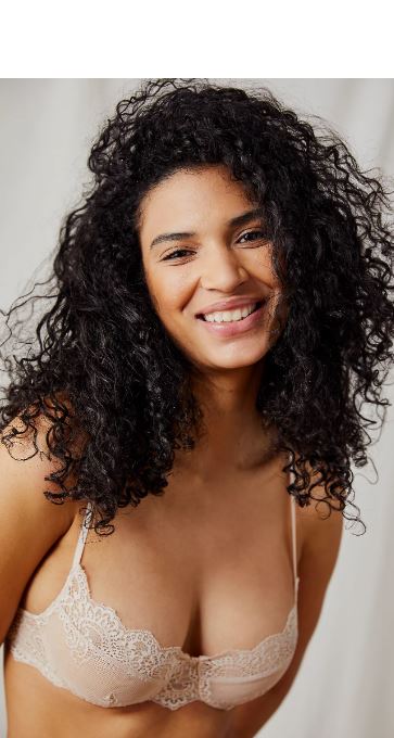 So Fine Lace Underwire Bra in Tinted