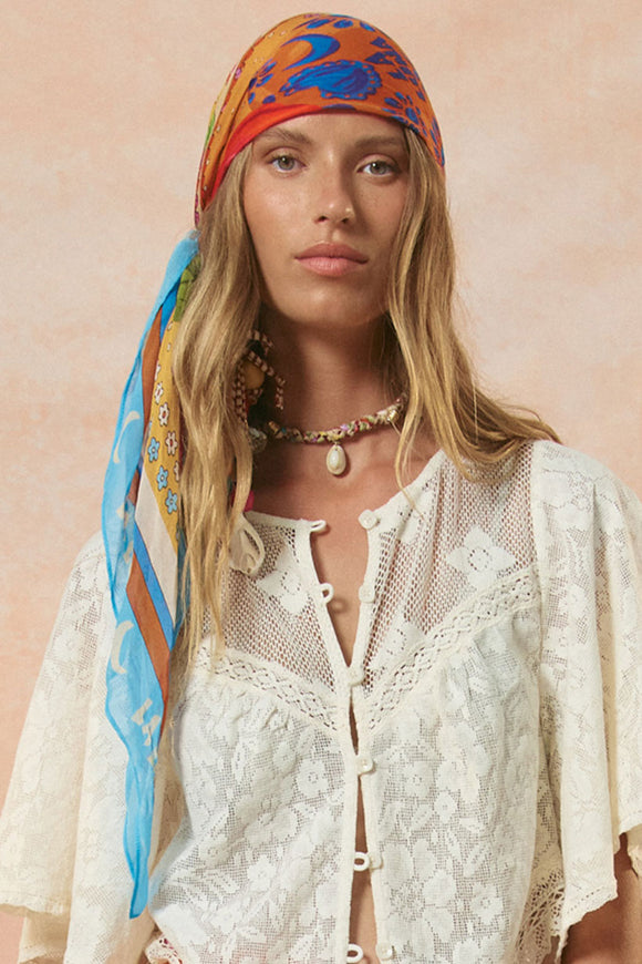 Aphrodite Scarf in Rose - Romantiques