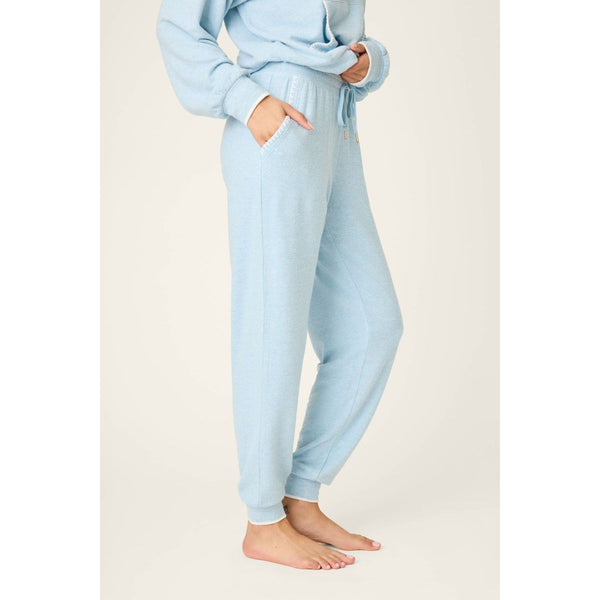 Western Blooms Banded Pant in Dream Blue - Romantiques