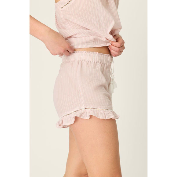 On Cloud Nine Short in Silver Rose - Romantiques