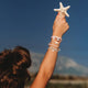 K’lani Shimmer Hair Tie/Bracelet - Romantiques