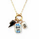 Shà Parlé Paperclip Chain With Charm Holder 17"-19" - Romantiques